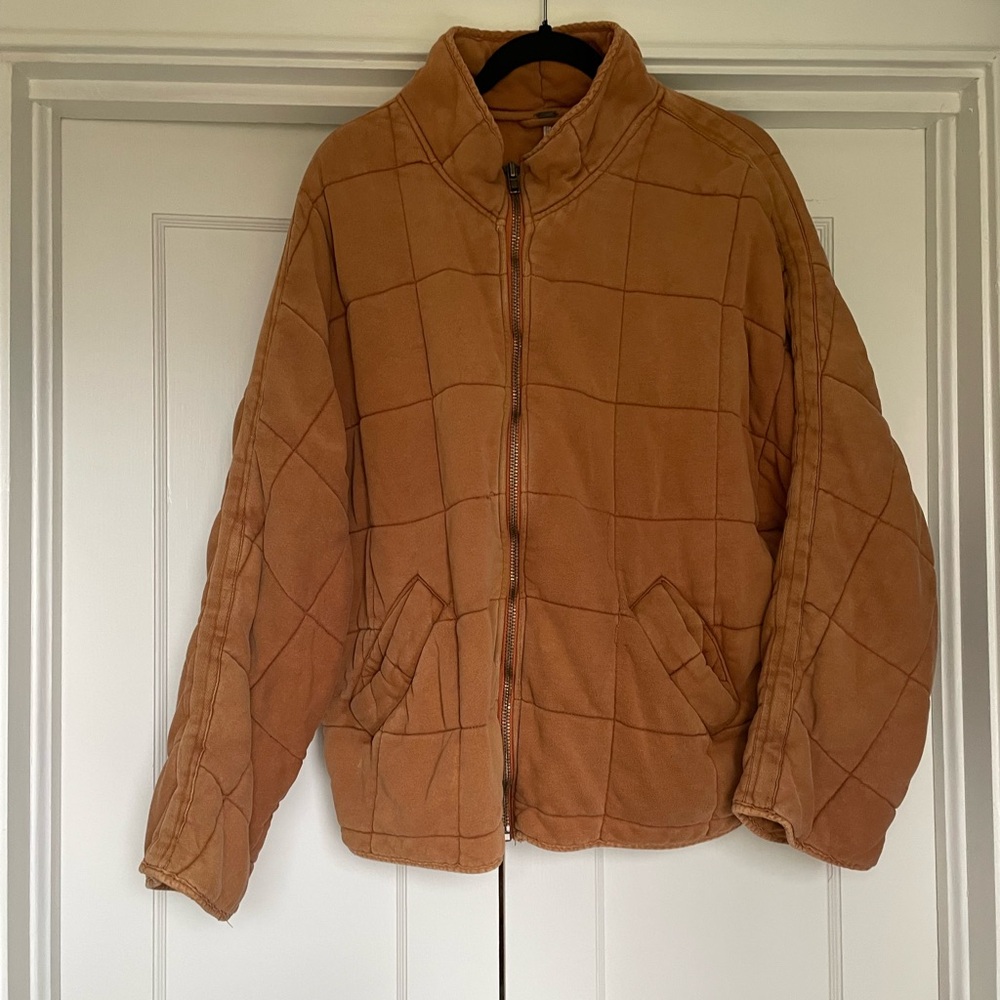 Free People Quilted Dolman Jacket